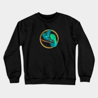 Watercolor chameleon Crewneck Sweatshirt